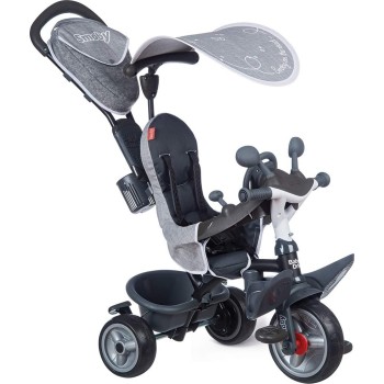 Smoby Tricycle-Baby Driver Plus Grey Ποδήλατο Τρίκυκλο 741502 3032167415028