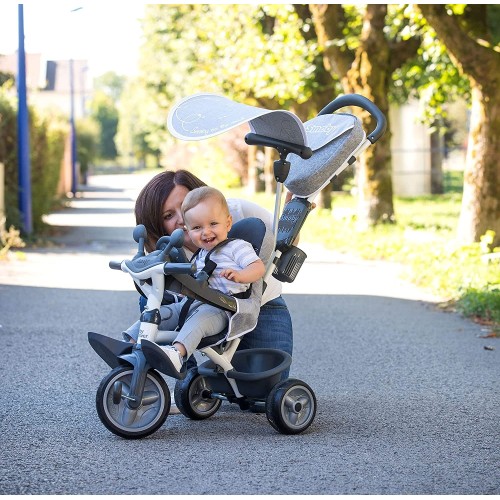 Smoby Tricycle-Baby Driver Plus Grey Ποδήλατο Τρίκυκλο 741502 3032167415028