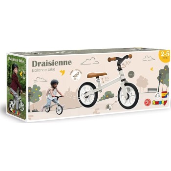 Smoby First Bike Lightweight Metal Balance Bike Silent Wheels Adjustable 7600770210 3032167702104