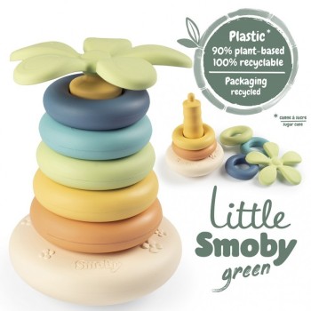 Smoby Ls. Green Roly Poly Pyramid 140603 3032161406039