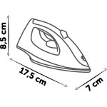 Smoby Ironing Board With Steam Station, Multicoloured 7/330122 3032163301226