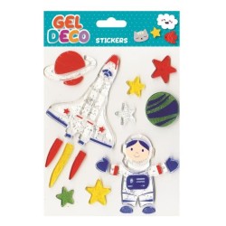 OEM Gel Deco Stickers Window Decorations - 5 Designs 32050 3760172590651