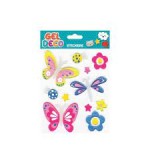 OEM Gel Deco Stickers Window Decorations - 5 Designs 32050 3760172590651