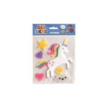 OEM Gel Deco Stickers Window Decorations - 5 Designs 32050 3760172590651