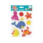 OEM Gel Deco Stickers Window Decorations - 5 Designs 32050 3760172590651