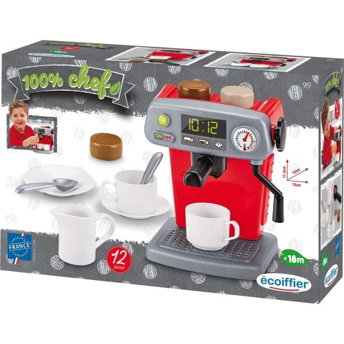 ecoiffier Espresso Maker 100% Chef Toys Καφετιέρα 919 3280250009191