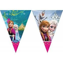PROCOS Γιρλάντα Τρίγωνη Σημαιών Πλαστική Frozen Disney 084630 5201184846308