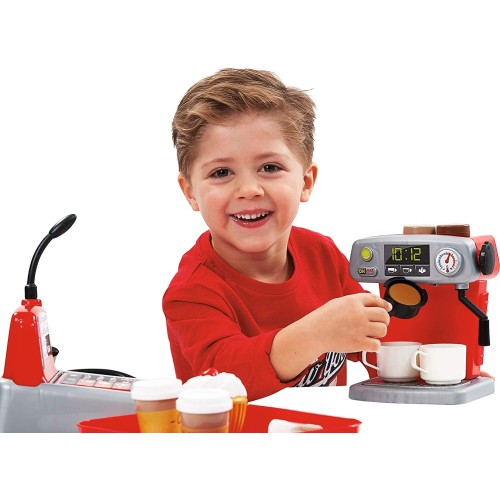 ecoiffier Eco  Shop Set – 3 Varieties Of Coffee + Cash Register + Tray + Accessories 2578 3280250025788