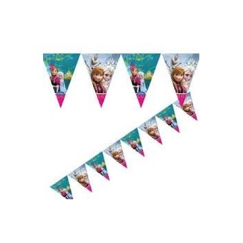 PROCOS Γιρλάντα Τρίγωνη Σημαιών Πλαστική Frozen Disney 084630 5201184846308