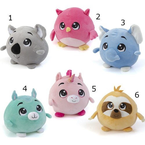 Christakopoulos Zoobies! Λούτρινα, Squishy Ζωάκια 6σχ. 20εκ. - 1 τμχ 2227 5212007580583