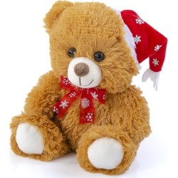 Christakopoulos Teddy Bear With cap and bow 3 Colors 20cm. 2229 5212007580644