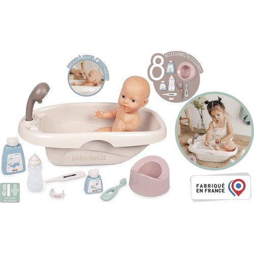 Smoby Baby Nurse Doll Bathtub 220366 3032162203668