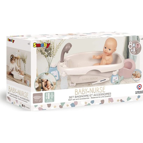 Smoby Baby Nurse Doll Bathtub 220366 3032162203668