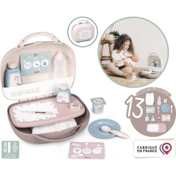 Smoby Vanity, Beige Βαλιτσάκι Μπέιμπι Σίτερ 220367 3032162203675