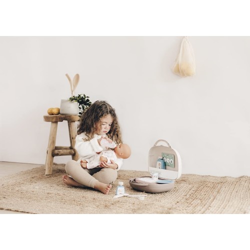 Smoby Vanity, Beige Βαλιτσάκι Μπέιμπι Σίτερ 220367 3032162203675