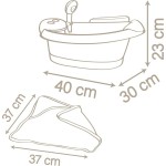 Smoby Baby Nurse Electronic Doll Bathtub 220368 3032162203682