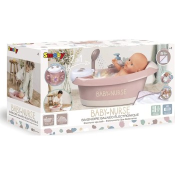 Smoby Baby Nurse Electronic Doll Bathtub 220368 3032162203682
