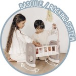 Smoby Baby Nurse Doll Λίκνο Μωρού 220372 3032162203729