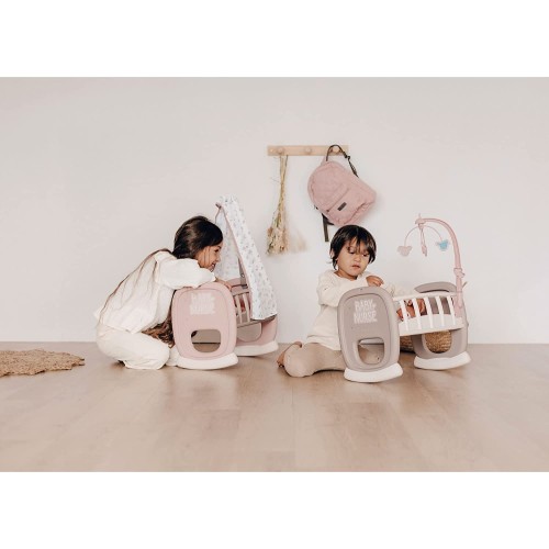 Smoby Baby Nurse Doll Λίκνο Μωρού 220372 3032162203729