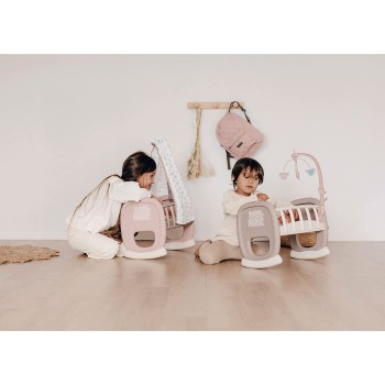Smoby Baby Nurse Doll Cradle With Mobile 220372 3032162203729
