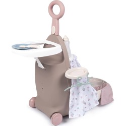 Smoby Baby Nurse Doll Grooming Trolley, Multicoloured 220374 3032162203743