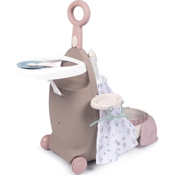 Smoby Baby Nurse Doll Grooming Trolley, Multicoloured 220374 3032162203743