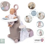 Smoby Baby Nurse Doll Grooming Trolley, Multicoloured 220374 3032162203743