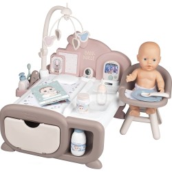 Smoby Baby Nurse Cocoon Doll Play Set For Children From 3 Years - 3-In-1 P 220375 3032162203750
