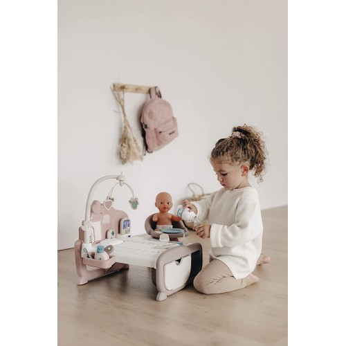 Smoby Baby Nurse Cocoon Doll Play Set For Children From 3 Years - 3-In-1 P 220375 3032162203750