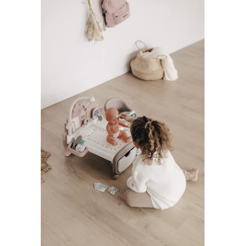 Smoby Baby Nurse Cocoon Doll Play Set For Children From 3 Years - 3-In-1 P 220375 3032162203750