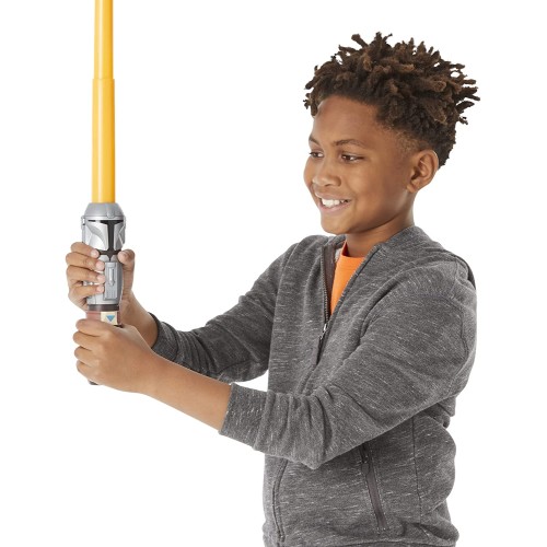 Hasbro Star Wars Lightsaber Squad The Mandalorian Extendable Orange Lightsaber Mando F1037 / F1043 5010993777884