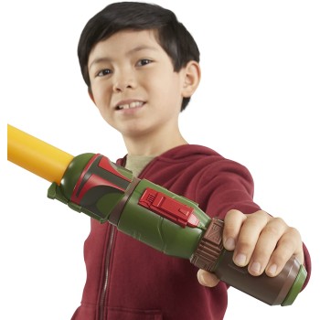 Hasbro Star Wars Lightsaber Squad Boba Fett Extendable Yellow Lightsaber Φωτόσπαθο F1037 / F4053 5010994162221