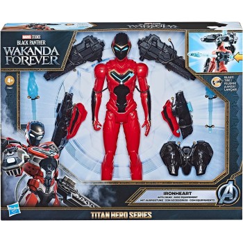 Hasbro Marvel Studios Black Panther Wakanda Forever Ironheart With Gear 12-inch Action Figure, Titan Hero Series F3347 501099414