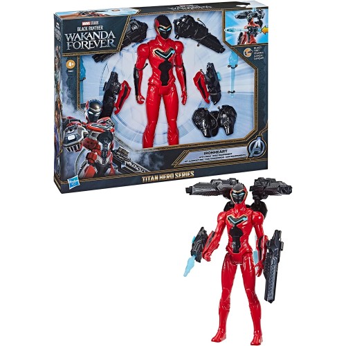 Hasbro Το Black Panther Wakanda του Marvel Studios Wakanda Forever Ironheart με φιγούρα δράσης 30 εκ, σειρά Titan Hero F3347 501