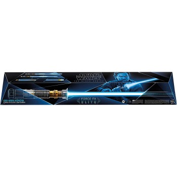 Hasbro Star Wars The Black Series Obi-Wan Kenobi Force FX Elite Lightsaber Collectible with Advanced LED and Sound Effects F3906