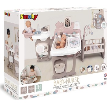 Smoby Baby Nurse Doll Play Centre Μεγάλο Κέντρο Παιχνιδιού Κούκλας 220376 3032162203767