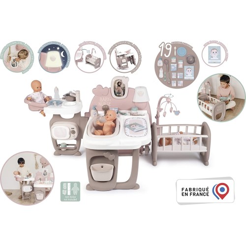 Smoby Baby Nurse Doll Play Centre Μεγάλο Κέντρο Παιχνιδιού Κούκλας 220376 3032162203767