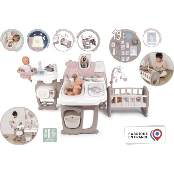 Smoby Baby Nurse Doll Play Centre Μεγάλο Κέντρο Παιχνιδιού Κούκλας 220376 3032162203767