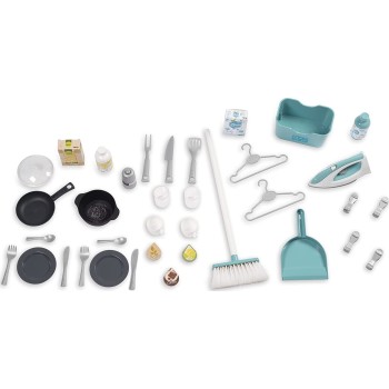 Smoby Tefal Studio Utility Cleaning Kitchen – Play Kitchen For Children Aged 3+ 311050 3032163110507