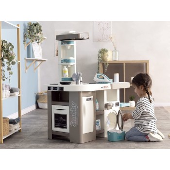 Smoby Tefal Studio Utility Cleaning Kitchen – Play Kitchen For Children Aged 3+ 311050 3032163110507