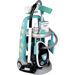 Smoby Cleaning Kit Trolley Καθαρισμού και Ηλεκτρική Σκούπα 330316 3032163303169