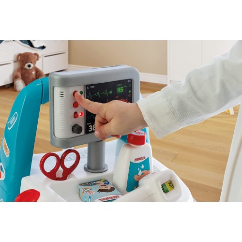 Smoby Electronic Medical Trolley Ιατρικού Εξοπλισμού 7/340207 3032163402077