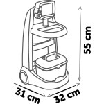 Smoby Electronic Medical Trolley Ιατρικού Εξοπλισμού 7/340207 3032163402077