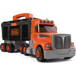 Smoby Black And Decker Truck And Toolbox Play Set-Includes Screws, Nuts 7/360175 3032163601753