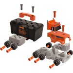 Smoby Black And Decker Truck And Toolbox Play Set-Includes Screws, Nuts 7/360175 3032163601753