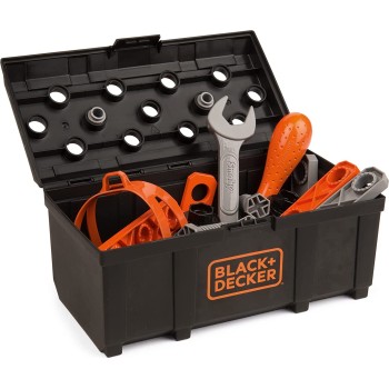 Smoby Black And Decker Truck And Toolbox Play Set-Includes Screws, Nuts 7/360175 3032163601753