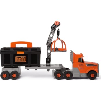 Smoby Black And Decker Truck And Toolbox Φορτηγό με Εργαλεία 7/360175 3032163601753