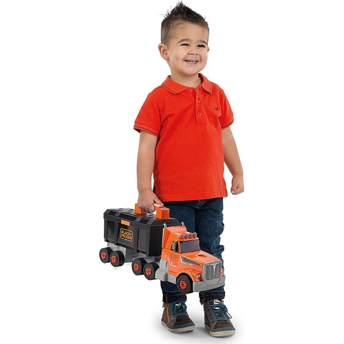 Smoby Black And Decker Truck And Toolbox Play Set-Includes Screws, Nuts 7/360175 3032163601753