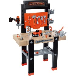 Smoby Black And Decker Center Pretend, Prentend Play Tool, Toy Workben 7/360727 3032163607274