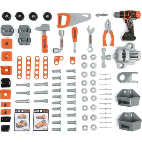Smoby Black And Decker Center Bricolo Πάγκος Εργασίας 7/360727 3032163607274